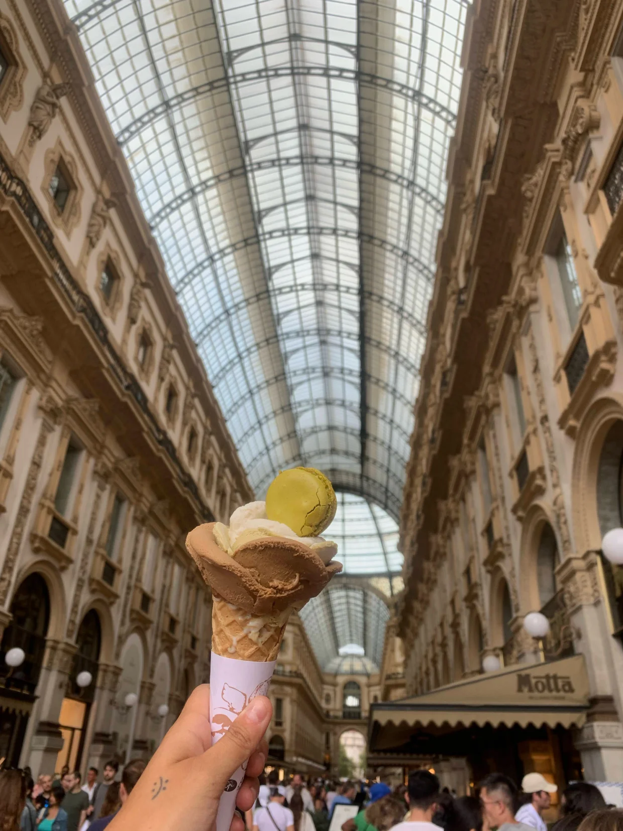 helado en roma
